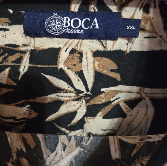 Boca Classics Hawaiian Shirt Men's Size XXL 100% Rayon - Picture 2 of 3